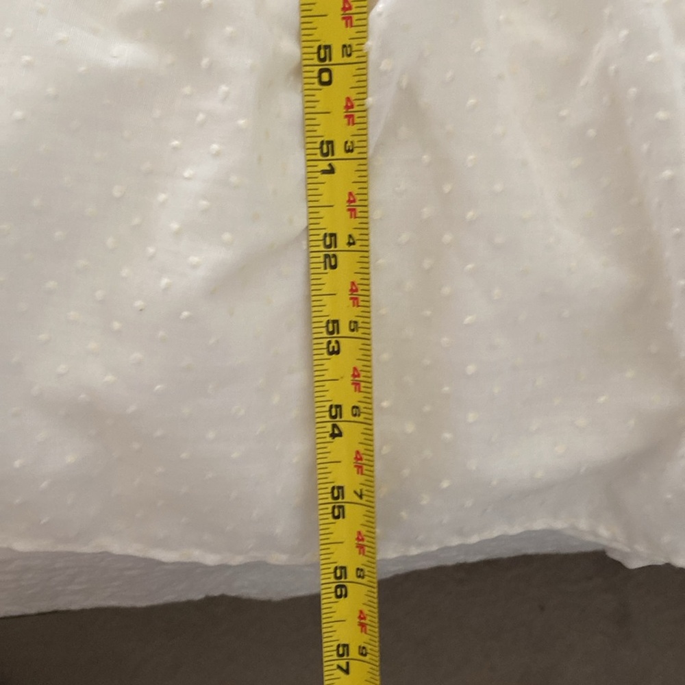 Vintage 1970’s prairie style full length dress with dimensional polka dots - Picture 14 of 14